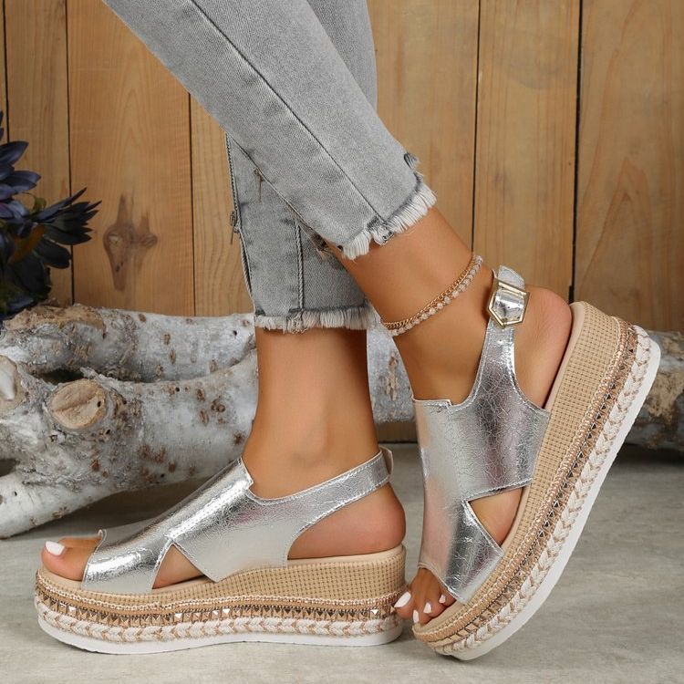 Sandales Femme Élégantes – Bout Ouvert & Découpes Modernes"