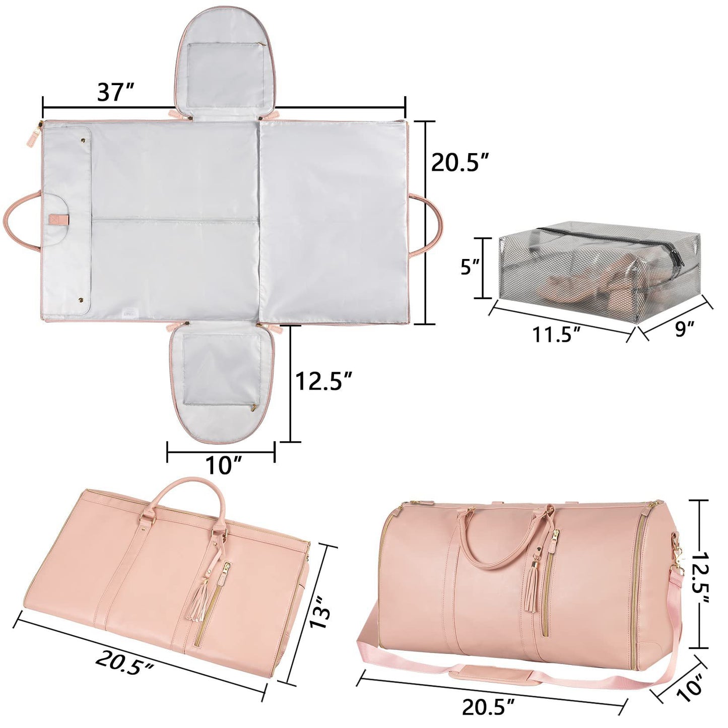 Sac de Voyage Femme Grande Capacité – Imperméable & Pliable