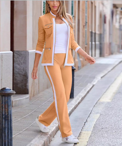 Costume décontracté femme – style unique et coloré