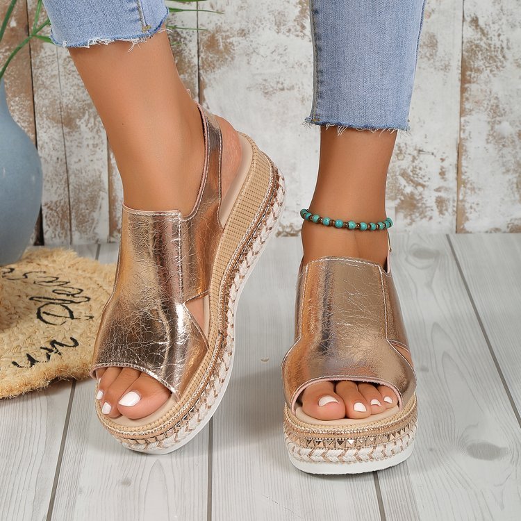 Sandales Femme Élégantes – Bout Ouvert & Découpes Modernes"